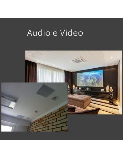 Projeto de Sala Home Theater com ambientes de áudio